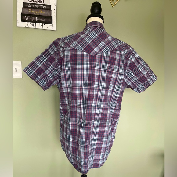 Levi’s Plaid Button Down Collared Shirt XL - Picture 2 of 3